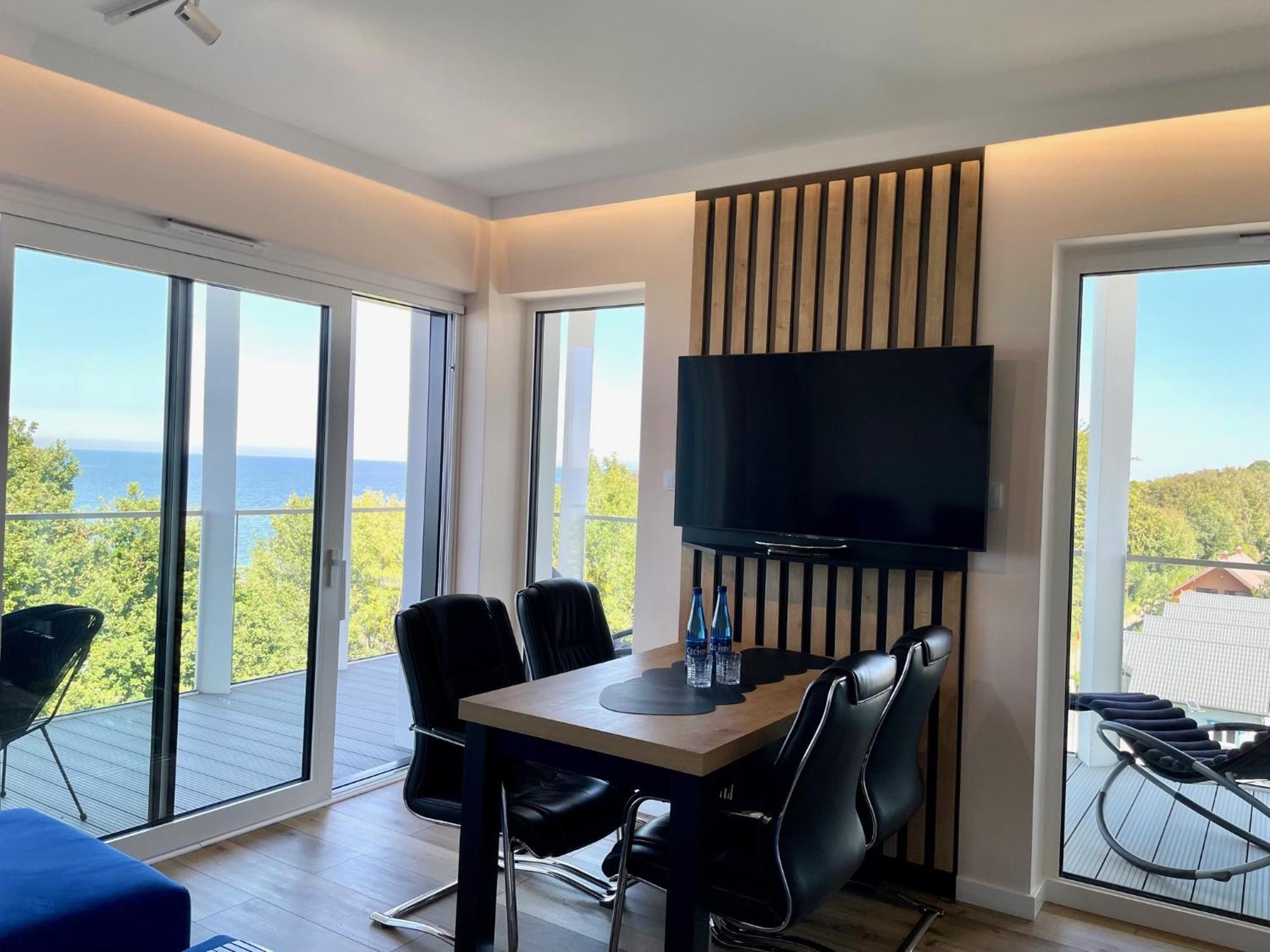 Perlowa Przystan - Apartamenty Komfort Widok Na Morze, Parking Sianozety Exterior foto