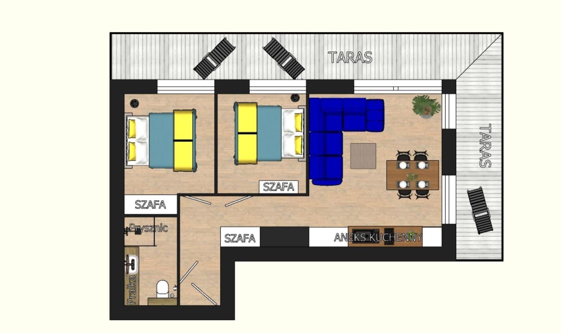 Perlowa Przystan - Apartamenty Komfort Widok Na Morze, Parking Sianozety Exterior foto